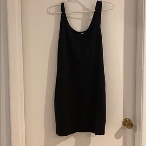 Black bodycon dress